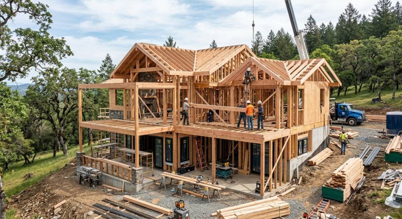 Custom House Building in Sonoma County, CA
