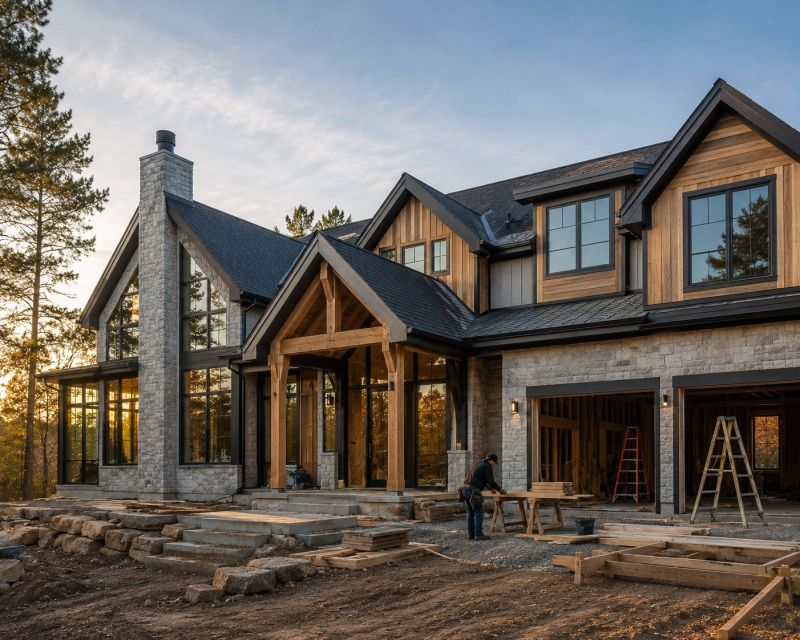 Farmhouse Construction in Sonoma County, CA